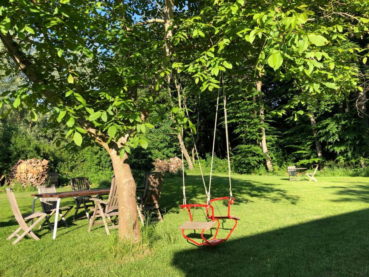Ferienwohnung Am Waldrand Mit Sauna Biendorf Εξωτερικό φωτογραφία