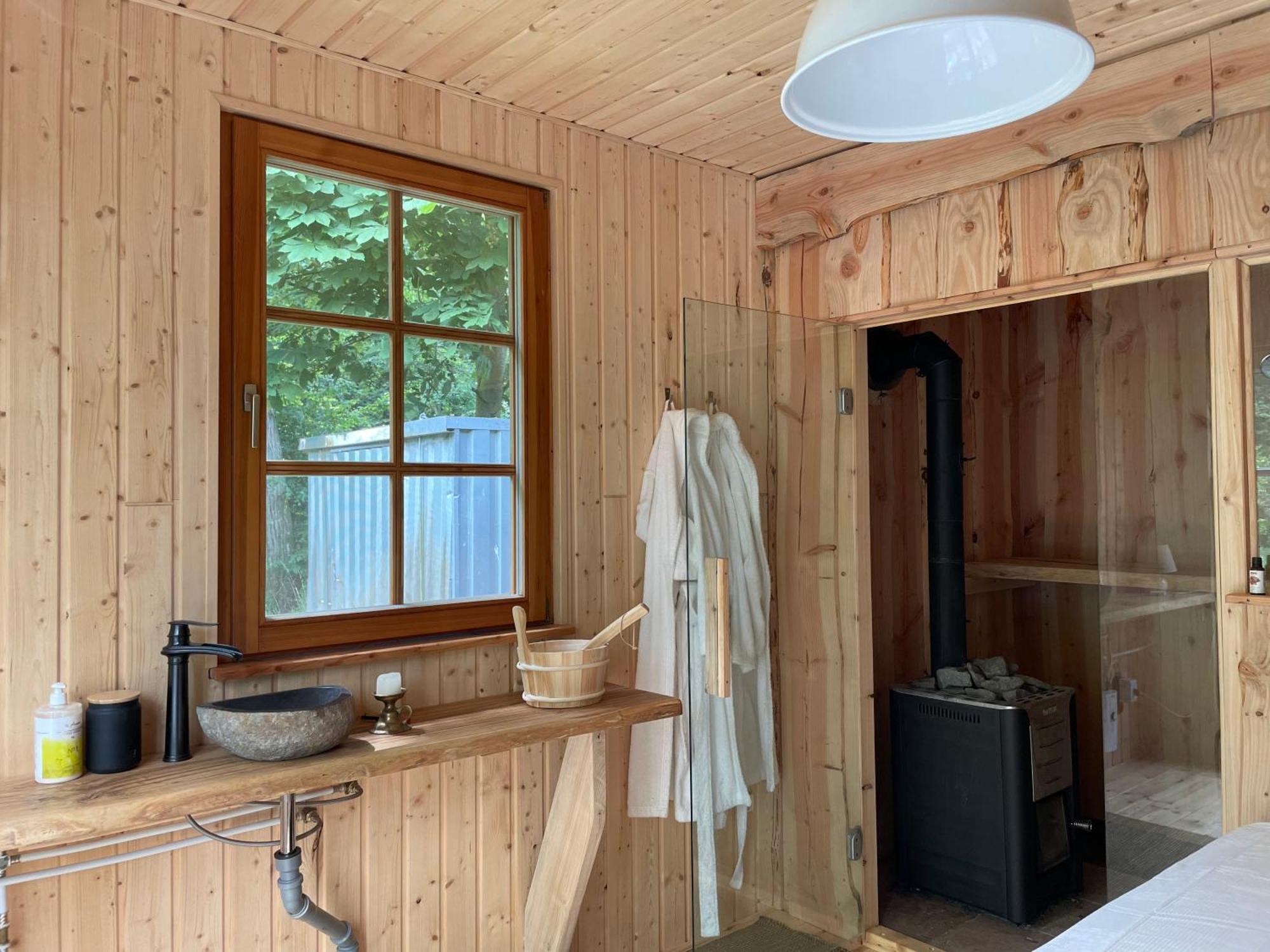 Ferienwohnung Am Waldrand Mit Sauna Biendorf Εξωτερικό φωτογραφία